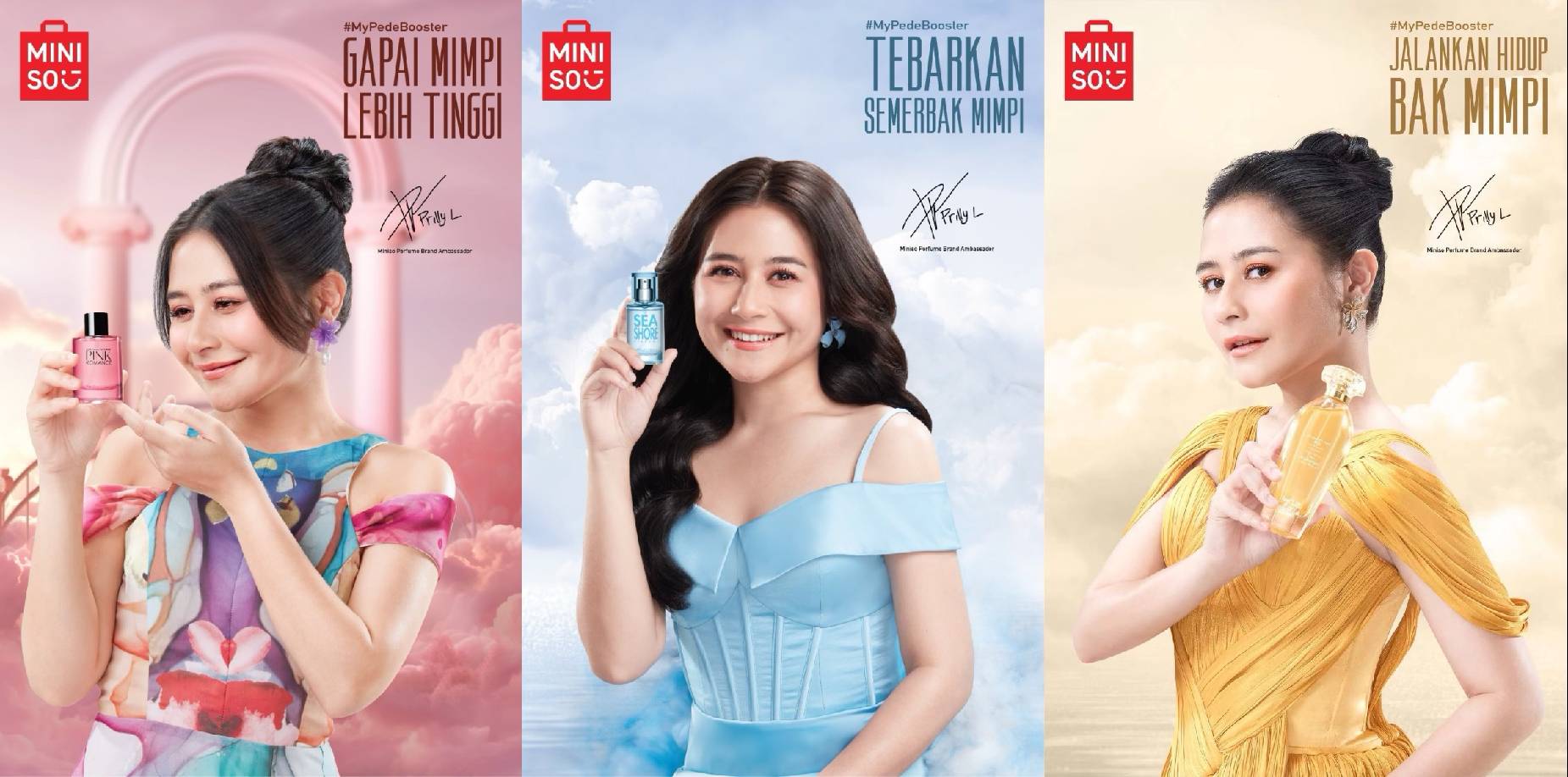名创优品官宣印尼知名演员Prilly为首位印尼市场香水代言人