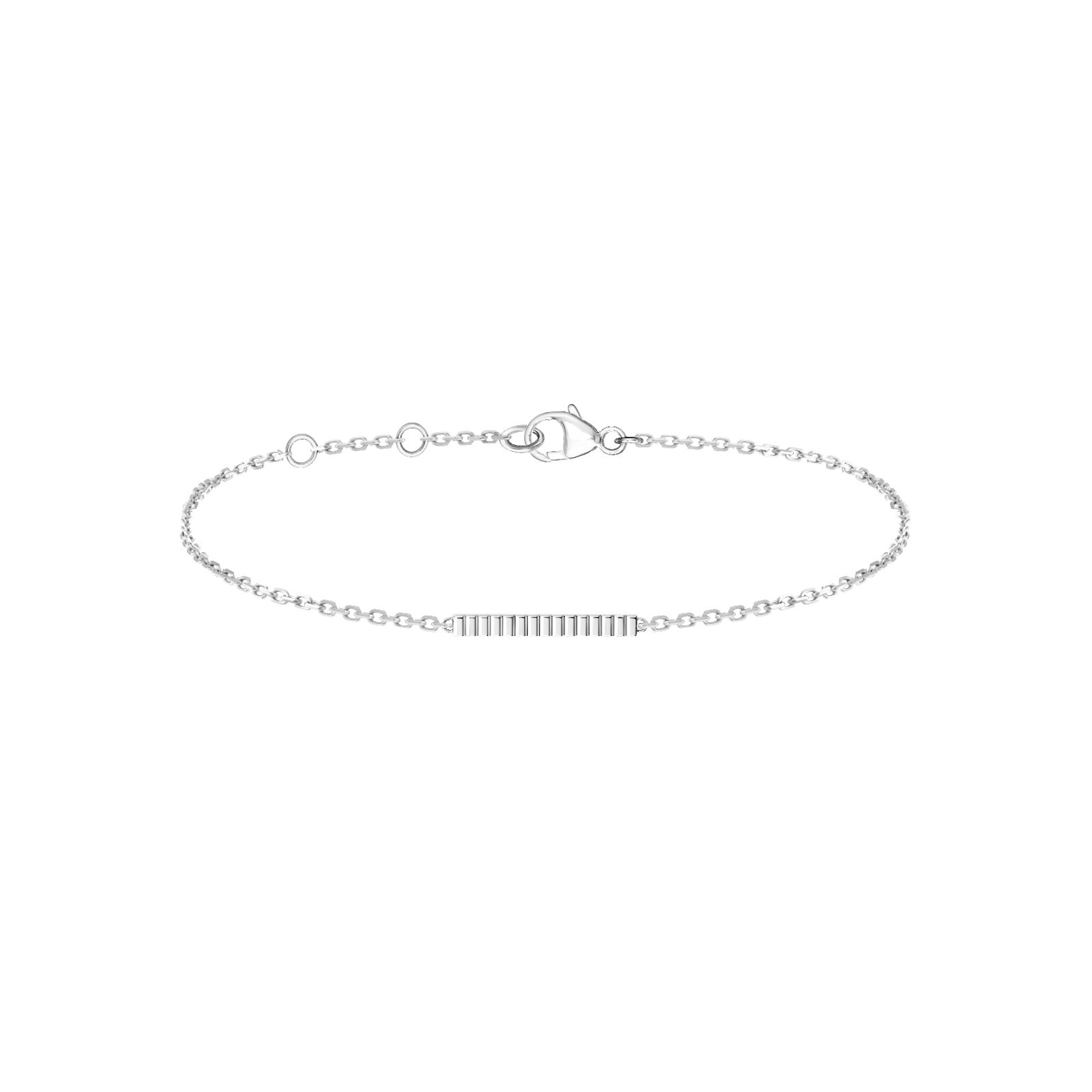 Boucheron宝诗龙Quatre Grosgrain系列白金手链.jpg