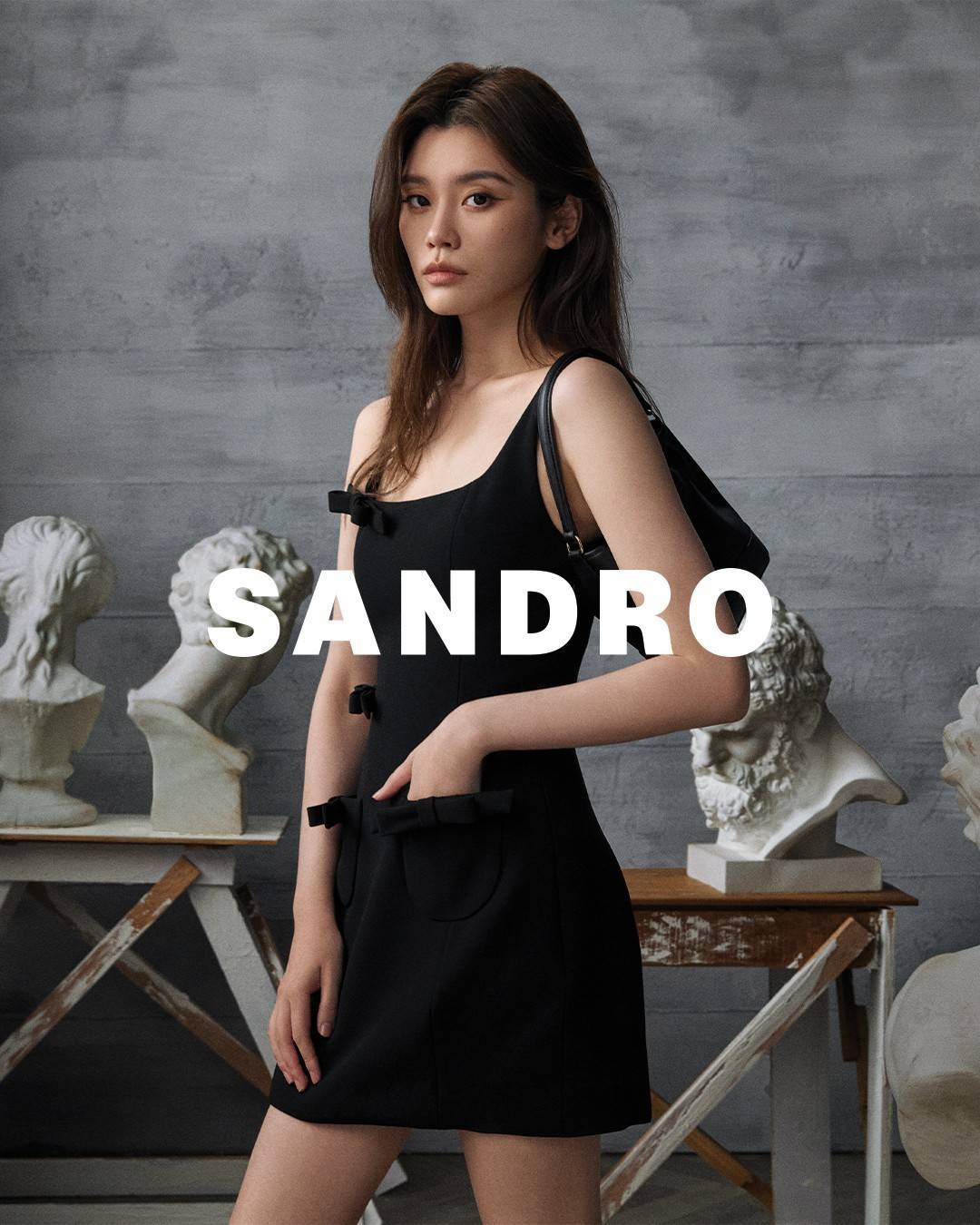 SANDRO携手大中华区品牌挚友奚梦瑶发布2025秋冬系列广告大片_3.jpg