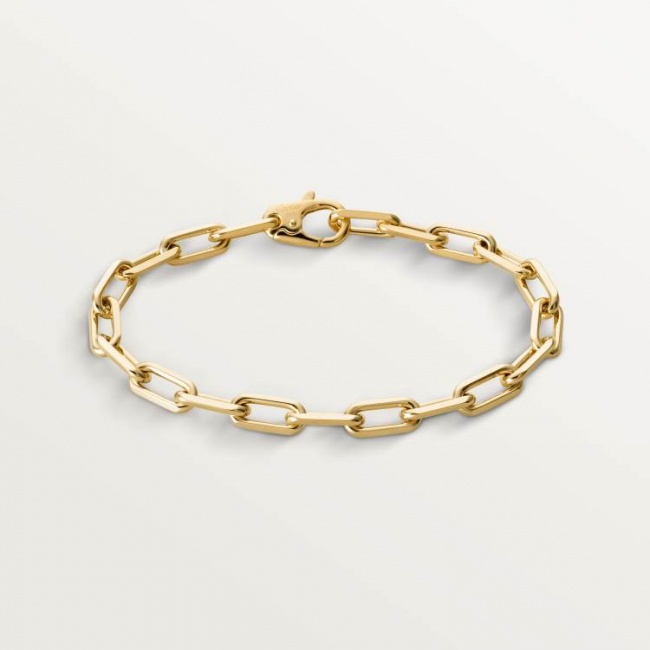 Santos de Cartier手链,中号款 18K黄金